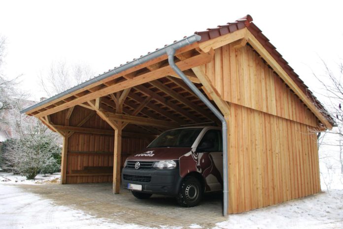 Carport fuer Auto