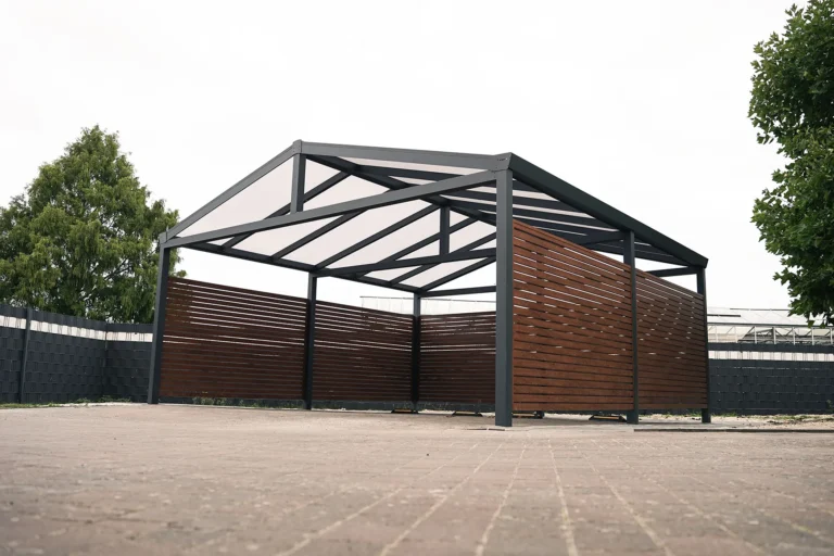 Satteldachcarport aus Aluminum