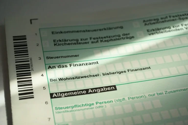 Finanzamt Steuererklärung